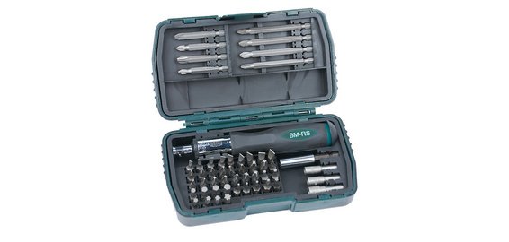 BRÜDER MANNESMANN Kit d'embouts, 53 pièces, boîte plastique