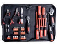 BRÜDER MANNESMANN Kit d'outils pour électronique, 45 pièces