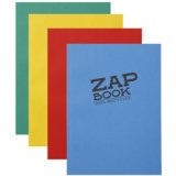 Zap book glued recycled sketch 80g pad 21x29,7cm plain