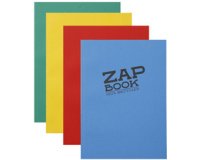 Zap book glued recycled sketch 80g pad 21x29,7cm plain