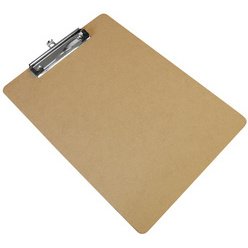 Blokhouder met houtvezelplaat MDF A4
