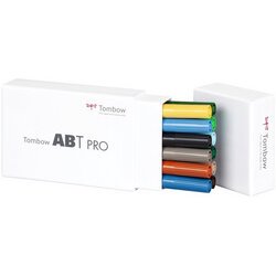 Tombow Marqueur ABT PRO, kit de 12, Landscape Colors