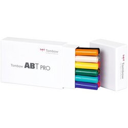 Marker Tombow ABT PRO - kit van 12 stuks Basic Colors