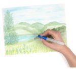 Tombow Pinceau à réservoir d'eau, plat, blister