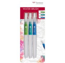 Tombow penseel met waterreservoir, verpakking van 3