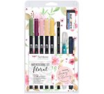 Tombow Kit pour aquarelle 'Floral', 11 pièces