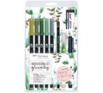 Tombow Kit pour aquarelle 'Greenery', 11 pièces