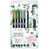 Tombow Kit voor aquarel 'Greenery', 11 stuks