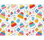 Papier cadeau 'Let's Celebrate', sur rouleau