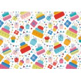 Papier cadeau 'Let's Celebrate', sur rouleau