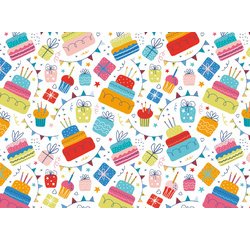 Papier cadeau 'Let's Celebrate', sur rouleau