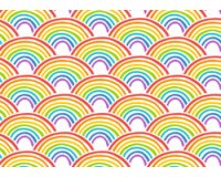 Papier cadeau 'Le pays des arcs-en-ciel', rouleau