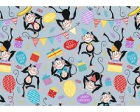Papier cadeau 'Singe', sur rouleau