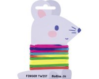 Jeu de ficelle 'FingerTwist', 160 cm, arc-en-ciel