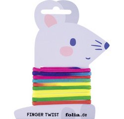 Jeu de ficelle 'FingerTwist', 160 cm, arc-en-ciel