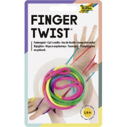 Jeu de ficelle 'FingerTwist', 160 cm, arc-en-ciel