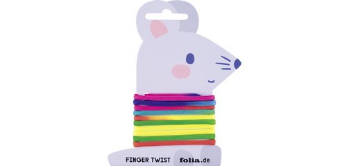 Jeu de ficelle 'FingerTwist', 160 cm, arc-en-ciel