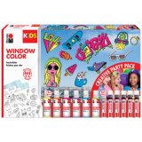 KiDS Kit Window Color 'Party Pack', 6 x 80 ml