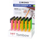 Tombow Stylo-gomme 'MONO zero' fluo, présentoir de 24
