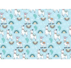 Papier cadeau 'Diego blau', sur rouleau