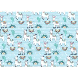 Papier cadeau 'Diego blau', sur rouleau