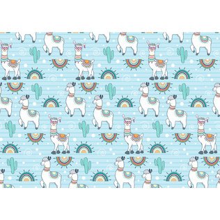 Papier cadeau 'Diego blau', sur rouleau