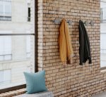 Patère 'S3', 3 crochets, gris / noir