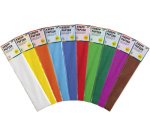 Papier crépon, 500 mm x 2,5 m, 32 g/m2, assorti