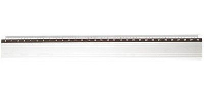 Règle de coupe, en aluminium, longueur: 400 mm