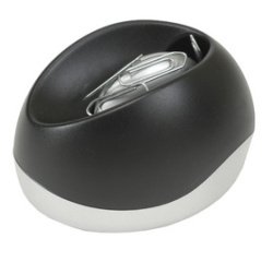 Distributeur de trombones 'CLIPO', plastique, gris/noir