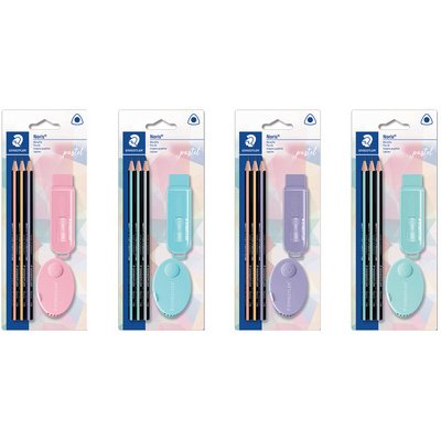 Kit d'écriture Noris pastel, 5 pièces, blister