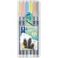 Fineliner triplus pastel, étui de 6