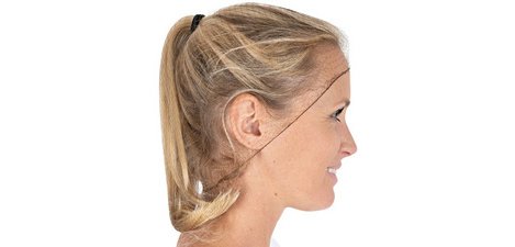 Résille, nylon, brun clair
