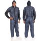 Overall met capuchon in PP Eco Hygobase blauw