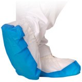 Surchaussure en PP SAFE , blanc/bleu