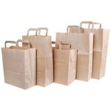 Sac en papier Strong, 320 x 170 x 440 mm, brun