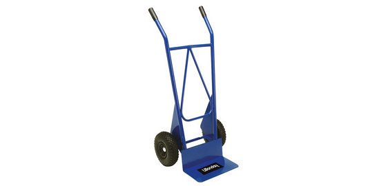 Diable de transport en tube d'acier, charge: 250 kg