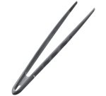 Pince de cuisine, intérieur rainuré, noir