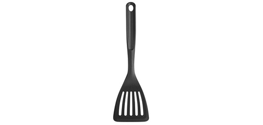 Spatule, avec fentes, noir