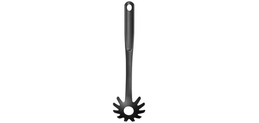 Pasta spoon, black