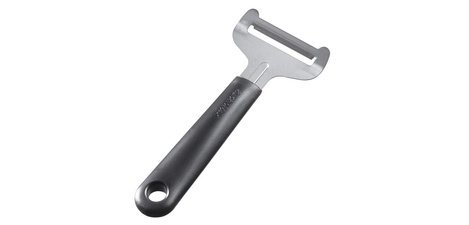Cheese slicer for soft cheese, black/stainless steel