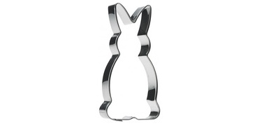 Emporte-pièce Lapin, hauteur: 100 mm, inox