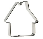 Emporte-pièce Maison, hauteur: 70 mm, inox