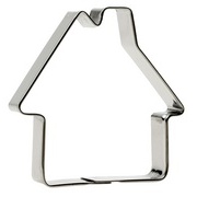 Emporte-pièce Maison, hauteur: 70 mm, inox
