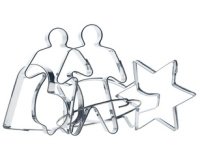 Emporte-pièce Tradition, set de 5, inox