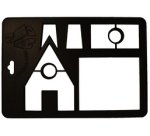 Emporte-pièce 3D 'Maison en pain d'épices'