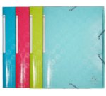 Chemise à élastiques 3 rabats maxi capacity carte lustrée gaufrée pelliculée 1928 - A4 - Couleurs assorties