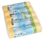 Sac poubelle HDPE à liens coulissants, 60 litres