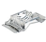 Coupe-oeuf, en acier inoxydable, argent