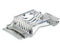 Coupe-oeuf, en acier inoxydable, argent